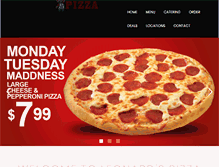 Tablet Screenshot of leonardspizza.com